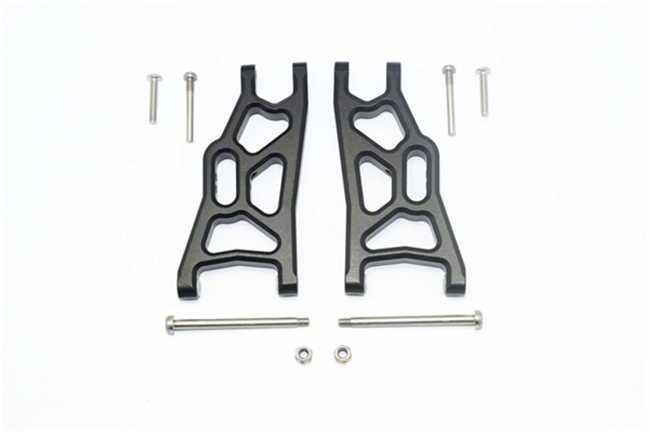 GPM Racing GPM Black Aluminum Front Suspension Arms for 2WD Stampede Rustler Slash 3 GPM Racing GPM Black Aluminum Front Suspension Arms for 2WD Stampede Rustler Slash