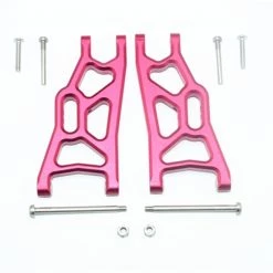 GPM Racing GPM Red Aluminum Front Suspension Arms for 2WD Stampede Rustler Slash