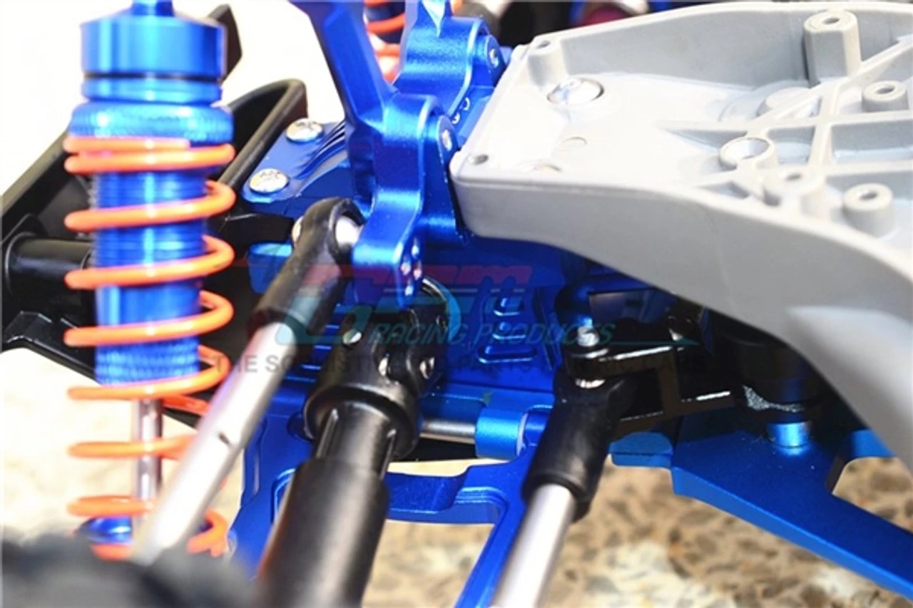 GPM Racing GPM Aluminum Front Gearbox for 4x4 Slash Rustler Stampede (Blue) 5 GPM Racing GPM Aluminum Front Gearbox for 4x4 Slash Rustler Stampede (Blue) - Image 3