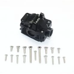 GPM Racing GPM Aluminum Front Gearbox for 4x4 Slash Rustler Stampede (Black)