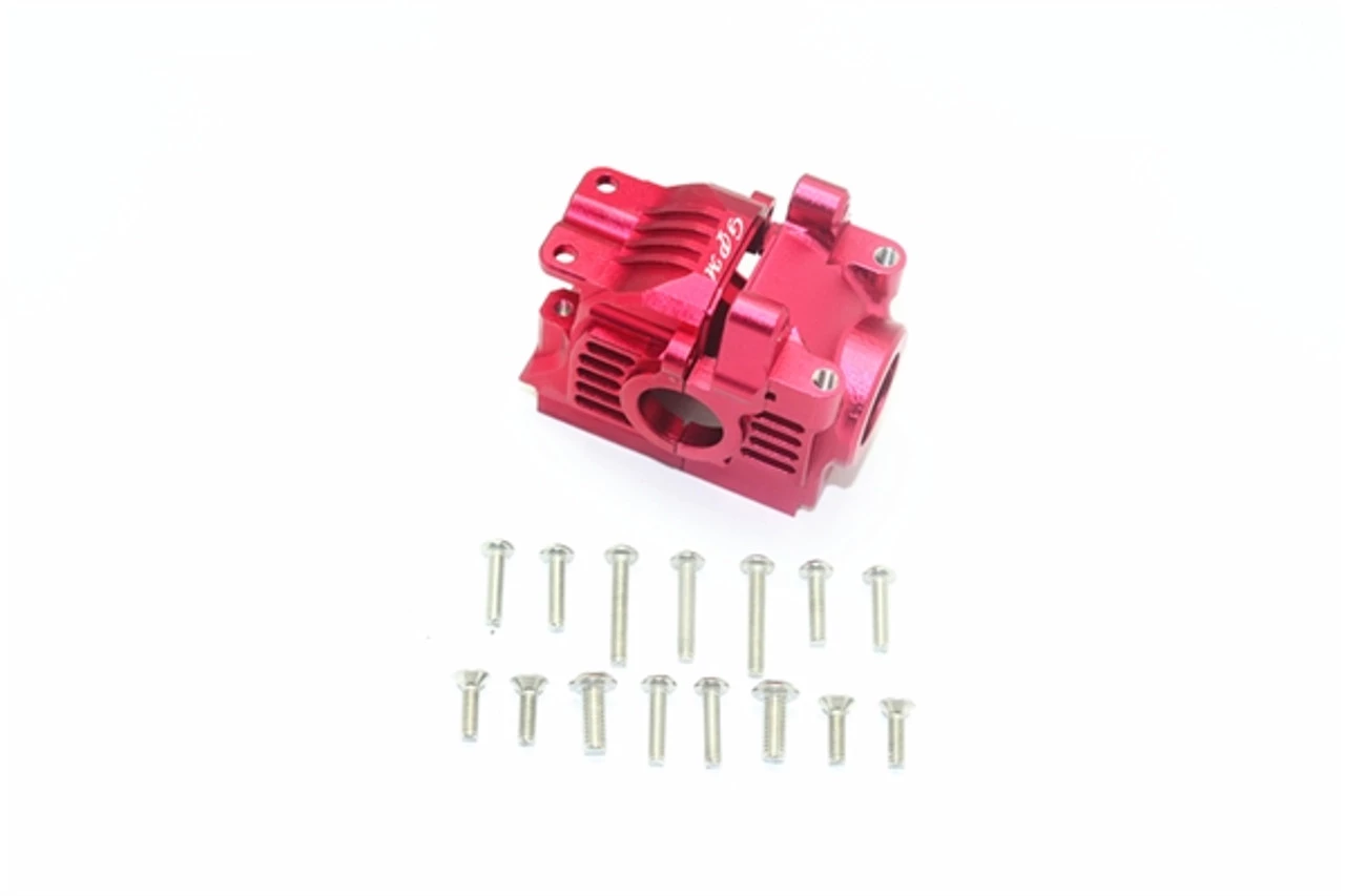 GPM Racing GPM Aluminum Rear Gearbox for 4x4 Slash Rustler Stampede (Red) 3 GPM Racing GPM Aluminum Rear Gearbox for 4x4 Slash Rustler Stampede (Red)