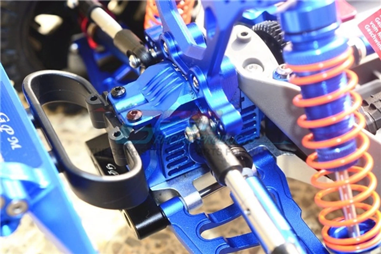 GPM Racing GPM Aluminum Rear Gearbox for 4x4 Slash Rustler Stampede (Red) 4 GPM Racing GPM Aluminum Rear Gearbox for 4x4 Slash Rustler Stampede (Red) - Image 2