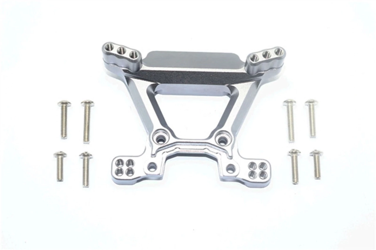 GPM Racing GPM Silver Aluminum Front Shock Tower for Rustler 4x4 3 GPM Racing GPM Silver Aluminum Front Shock Tower for Rustler 4x4