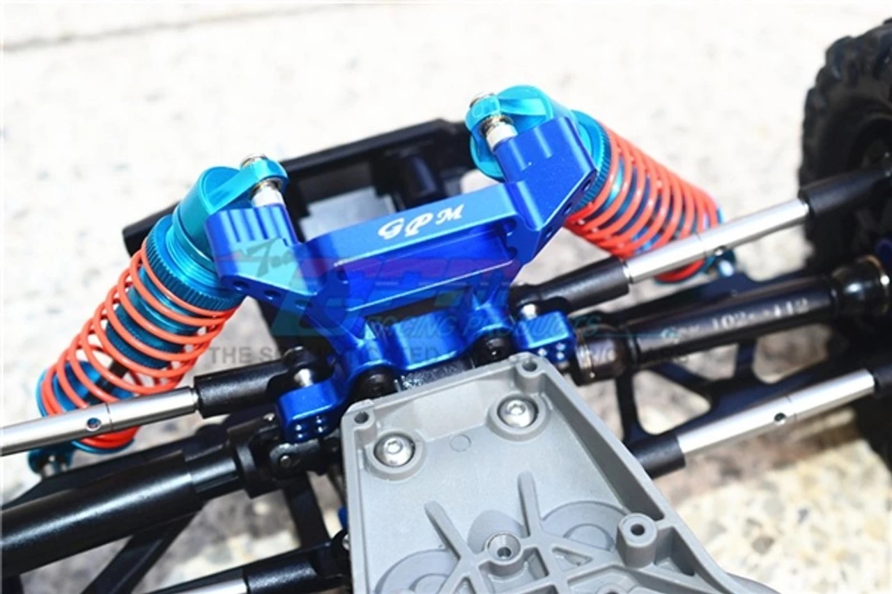 GPM Racing GPM Silver Aluminum Front Shock Tower for Rustler 4x4 4 GPM Racing GPM Silver Aluminum Front Shock Tower for Rustler 4x4 - Image 2