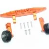 GPM Racing GPM Orange Aluminum Adjustable Wheelie Bar for Rustler 4x4