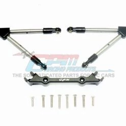 GPM Racing GPM Aluminum Front Tie Rods With Stabilizer For C Hub (Black)
