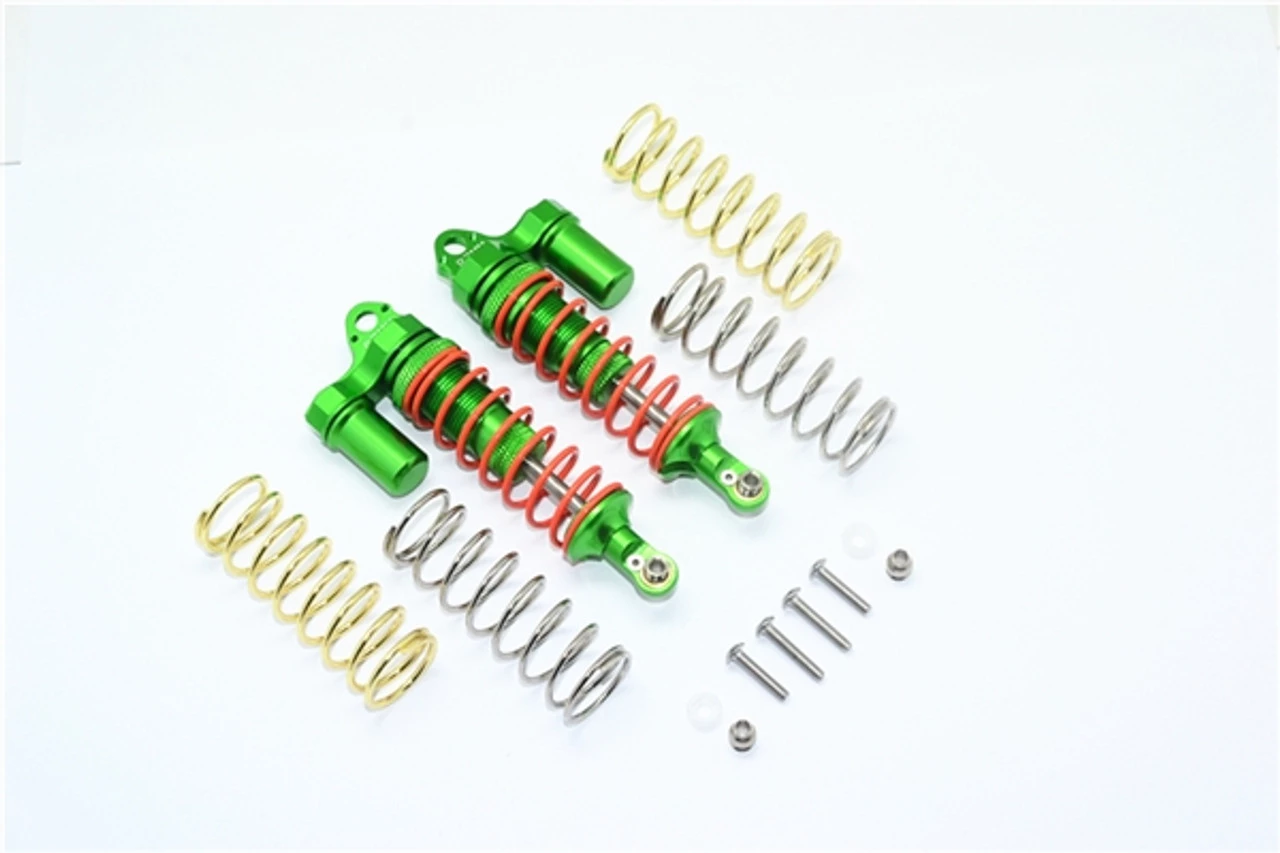 GPM Racing GPM Aluminum Front Adjustable Piggyback Shocks for 4x4 Slash Rustler Stampede (Green) 3 GPM Racing GPM Aluminum Front Adjustable Piggyback Shocks for 4x4 Slash Rustler Stampede (Green)