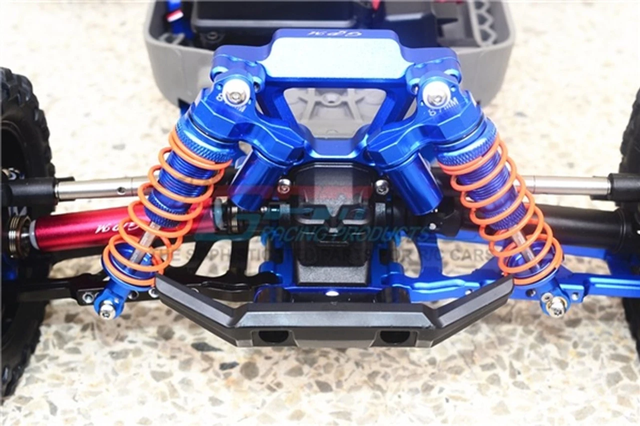 GPM Racing GPM Aluminum Front Adjustable Piggyback Shocks for 4x4 Slash Rustler Stampede (Red) 5 GPM Racing GPM Aluminum Front Adjustable Piggyback Shocks for 4x4 Slash Rustler Stampede (Red) - Image 3