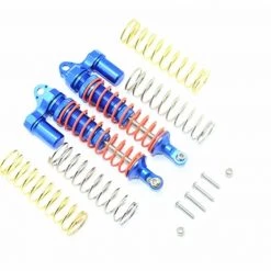 GPM Racing GPM Aluminum Rear Adjustable Piggyback Shocks for 4x4 Slash Rustler Stampede (Blue)