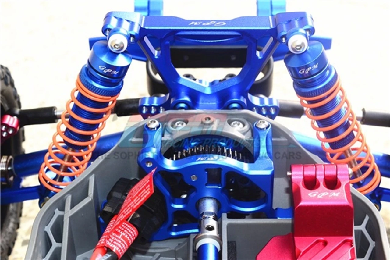 GPM Racing GPM Aluminum Rear Adjustable Shocks for 4x4 Slash Rustler Stampede (Orange) 4 GPM Racing GPM Aluminum Rear Adjustable Shocks for 4x4 Slash Rustler Stampede (Orange) - Image 2