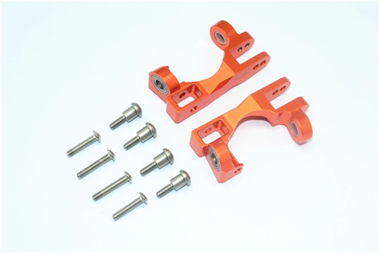 GPM Racing GPM Orange Aluminum Front Caster Blocks for 4x4 Slash Rustler Stampede Rally XO-1 3 GPM Racing GPM Orange Aluminum Front Caster Blocks for 4x4 Slash Rustler Stampede Rally XO-1