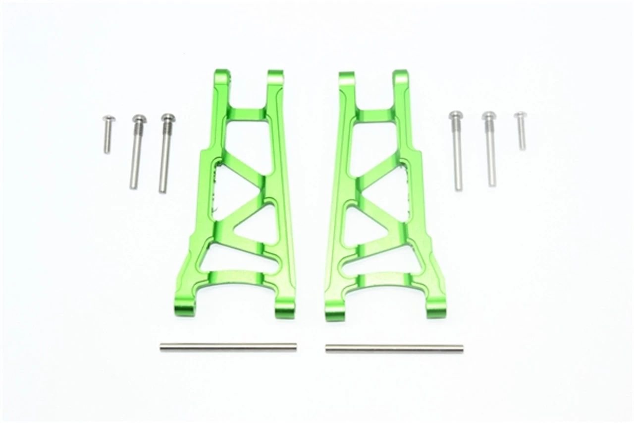GPM Racing GPM Green Aluminum Lower Suspension Arm for Front/Rear 4x4 Slash Stampede, Rear of 2WD Stampede & Rustler 3 GPM Racing GPM Green Aluminum Lower Suspension Arm for Front/Rear 4x4 Slash Stampede, Rear of 2WD Stampede & Rustler