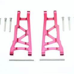 GPM Racing GPM Red Aluminum Lower Suspension Arm for Front/Rear 4x4 Slash Stampede, Rear of 2WD Stampede & Rustler