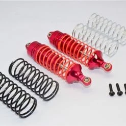 GPM Racing GPM Red Aluminum Front Shocks for 4x4 Slash Rustler Stampede