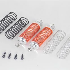 GPM Racing GPM Silver Aluminum Rear Shocks for 4x4 Slash Rustler Stampede