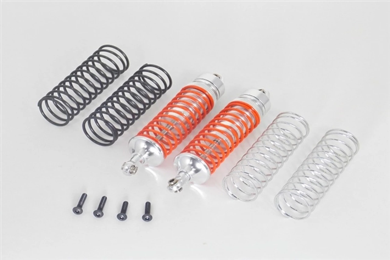 GPM Racing GPM Silver Aluminum Rear Shocks for 4x4 Slash Rustler Stampede 3 GPM Racing GPM Silver Aluminum Rear Shocks for 4x4 Slash Rustler Stampede
