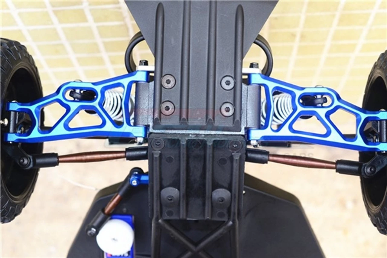 GPM Racing GPM Green Aluminum Front Suspension Arms fits 2WD Stampede Rustler Slash 4 GPM Racing GPM Green Aluminum Front Suspension Arms fits 2WD Stampede Rustler Slash - Image 2