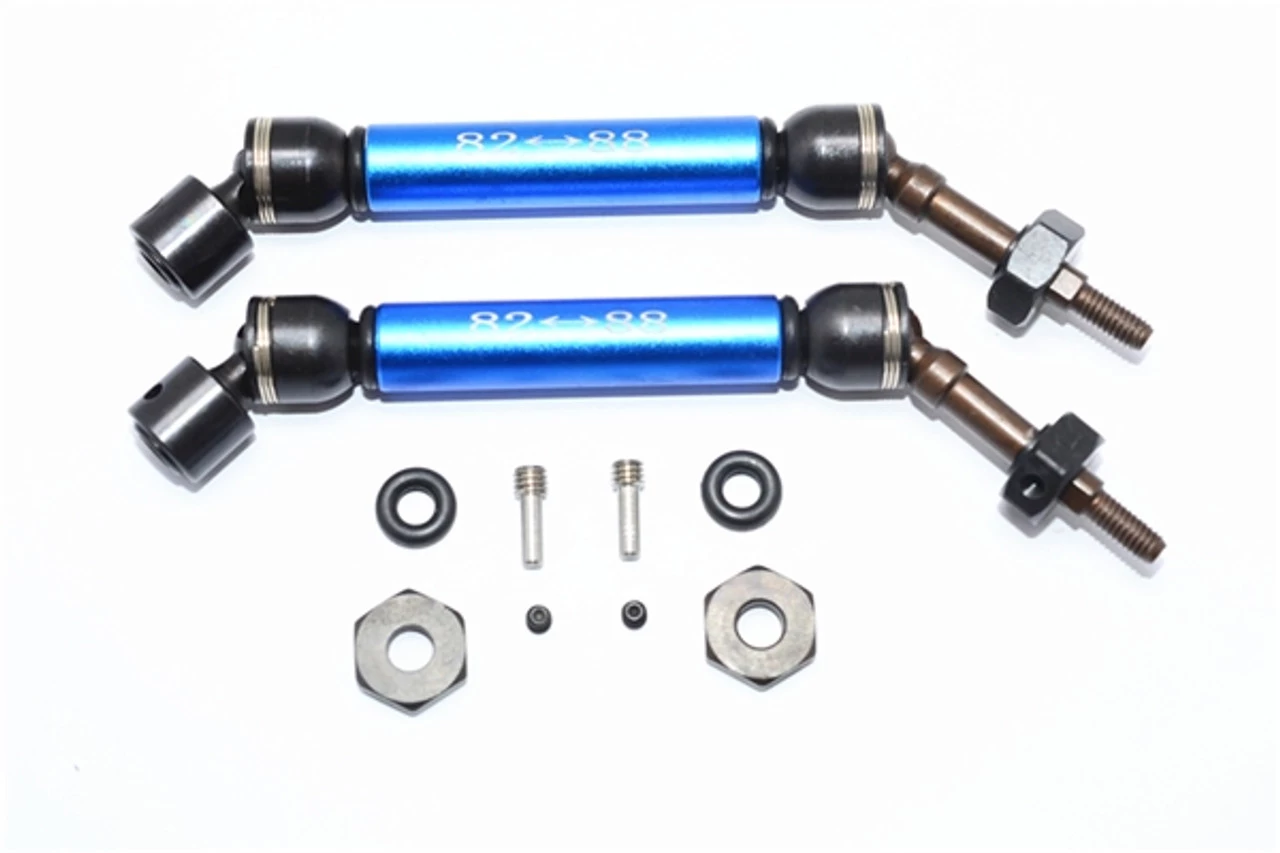 GPM Racing GPM Blue Steel & Aluminum Rear CVD Driveshaft Set w/Hex for 4x4 Slash Rustler Stampede Rally & 2WD Slash 3 GPM Racing GPM Blue Steel & Aluminum Rear CVD Driveshaft Set w/Hex for 4x4 Slash Rustler Stampede Rally & 2WD Slash