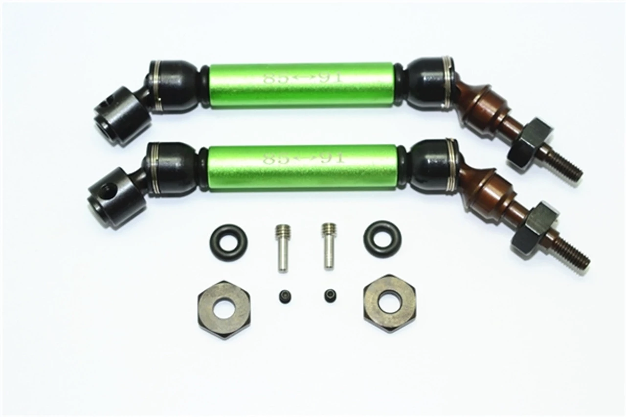 GPM Racing GPM Green Steel & Aluminum Front CVD Driveshaft Set w/Hex for 4x4 Slash Rustler Stampede Rally 3 GPM Racing GPM Green Steel & Aluminum Front CVD Driveshaft Set w/Hex for 4x4 Slash Rustler Stampede Rally