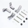 GPM Racing GPM Gunmetal Aluminum Adjustable Front & Rear Shock Mounts for TRX-4