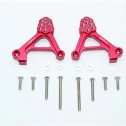 GPM Racing GPM Aluminum Adjustable Rear Shock Tower Mounts for TRX-4 (Red)