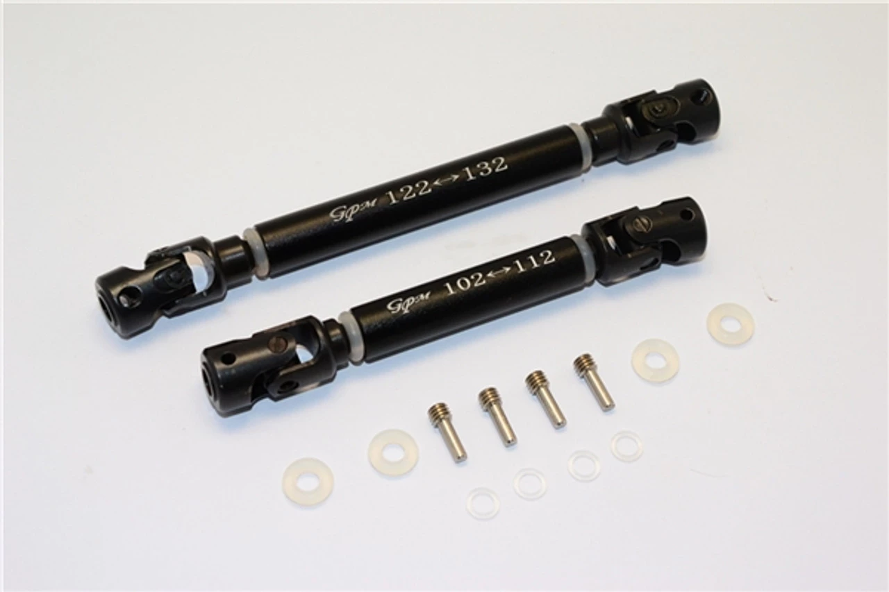GPM Racing GPM Black Steel & Aluminum Center Driveshaft Set for TRX-4 3 GPM Racing GPM Black Steel & Aluminum Center Driveshaft Set for TRX-4