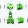 GPM Racing GPM Green Aluminum Front & Rear Axle Mount Set for Suspension Links on TRX-4