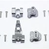 GPM Racing GPM Gunmetal Aluminum Front & Rear Axle Mount Set for Suspension Links on TRX-4