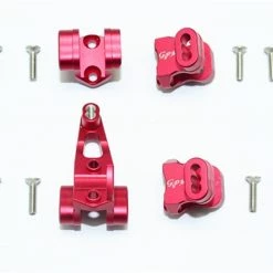 GPM Racing GPM Red Aluminum Front & Rear Axle Mount Set for Suspension Links on TRX-4
