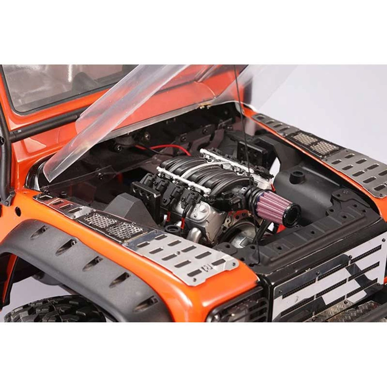 GPM Racing TRX-4 Mock LS3 V8 Engine with Cooling Fan & Red Heads 4 GPM Racing TRX-4 Mock LS3 V8 Engine with Cooling Fan & Red Heads - Image 2