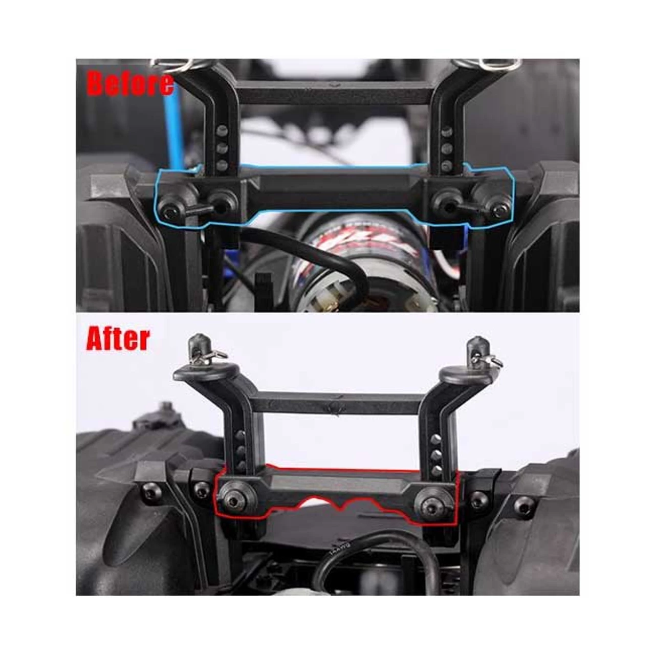 GPM Racing TRX-4 Mock LS3 V8 Engine with Cooling Fan & Red Heads 5 GPM Racing TRX-4 Mock LS3 V8 Engine with Cooling Fan & Red Heads - Image 3