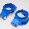 GPM Racing GPM Blue Aluminum Front Caster Blocks C-Hubs for X-Maxx