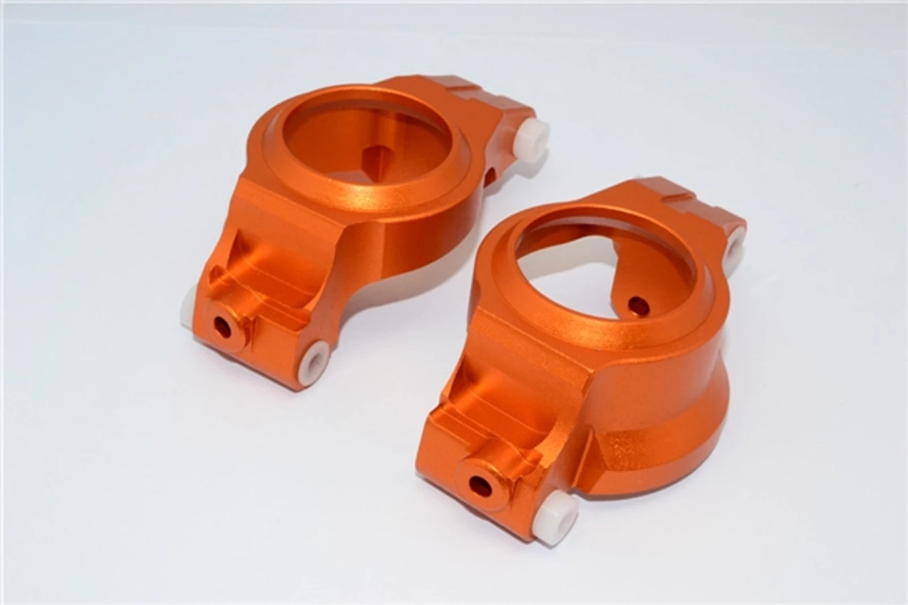 GPM Racing GPM Orange Aluminum Front Caster Blocks C-Hubs for X-Maxx 3 GPM Racing GPM Orange Aluminum Front Caster Blocks C-Hubs for X-Maxx