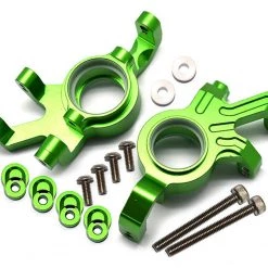 GPM Racing GPM Aluminum Front Steering Blocks & Pin Retainers for X-Maxx (Green)