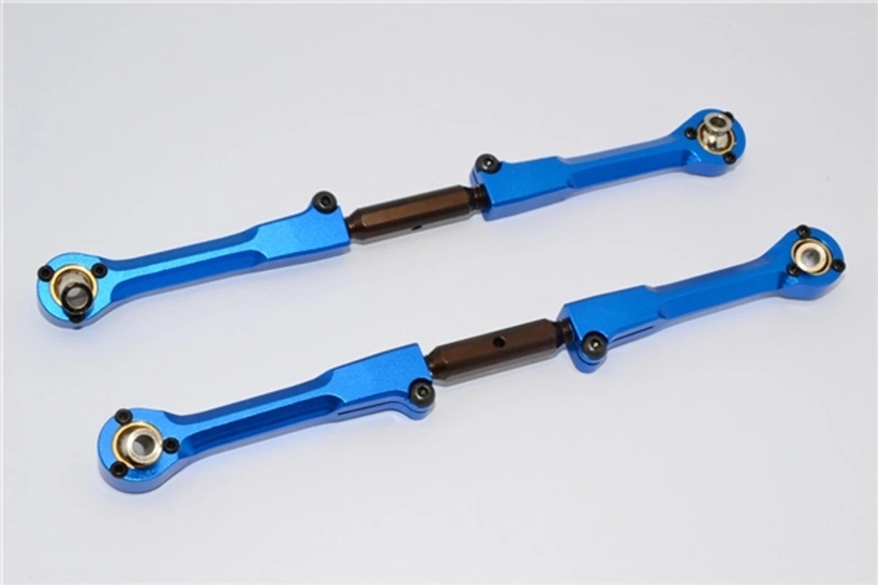 GPM Racing GPM Blue Spring Steel Adjustable Steering Links for X-Maxx 3 GPM Racing GPM Blue Spring Steel Adjustable Steering Links for X-Maxx