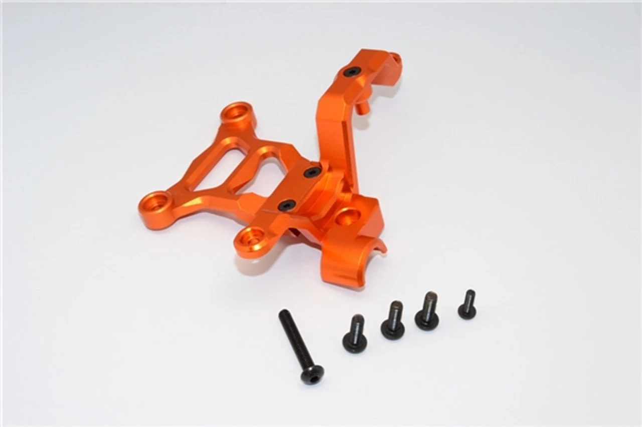 GPM Racing GPM Orange Aluminum Steering Bellcrank Support for X-Maxx 3 GPM Racing GPM Orange Aluminum Steering Bellcrank Support for X-Maxx