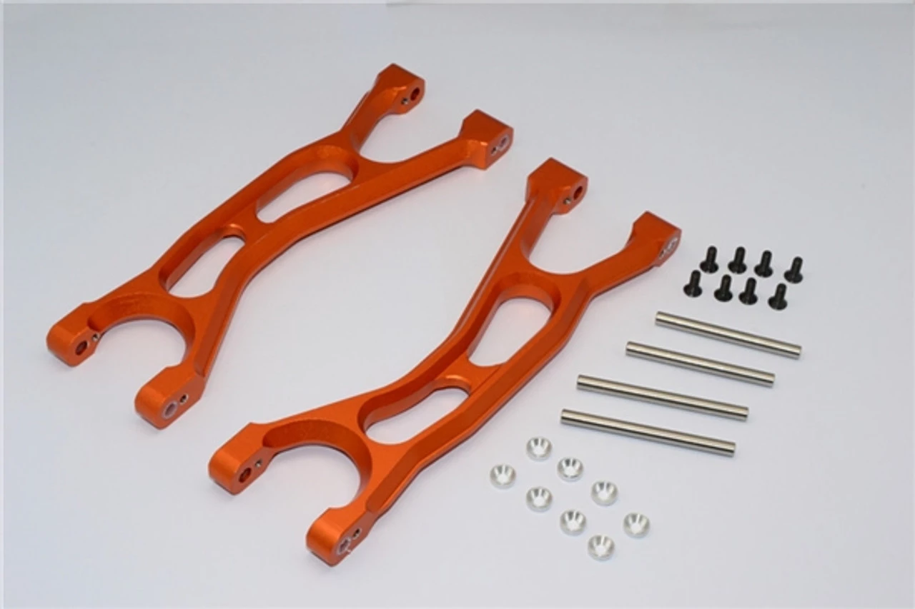 GPM Racing GPM Orange Aluminum Upper Suspension Arms (Fr/R) for X-Maxx 3 GPM Racing GPM Orange Aluminum Upper Suspension Arms (Fr/R) for X-Maxx