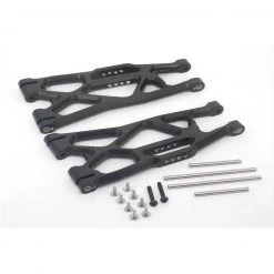GPM Racing GPM Aluminum Lower Suspension Arms (Fr/R) for X-Maxx (Black)