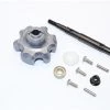 GPM Racing GPM Gunmetal Aluminum Transmission Cush Drive Eliminator & Input Shaft for X-Maxx 6S & 8S -Cars & Trucks Sales GPM TXM8035S GS 2 79431.1563439909