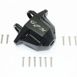 GPM Racing GPM Black Aluminum Rear Axle Case Diff Carrier Halves for UDR