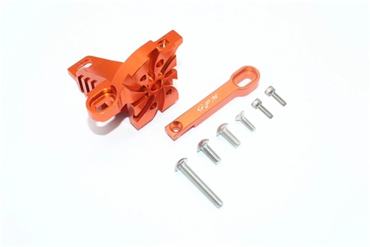 GPM Racing GPM Orange Aluminum Heatsink Motor Mount for UDR 3 GPM Racing GPM Orange Aluminum Heatsink Motor Mount for UDR