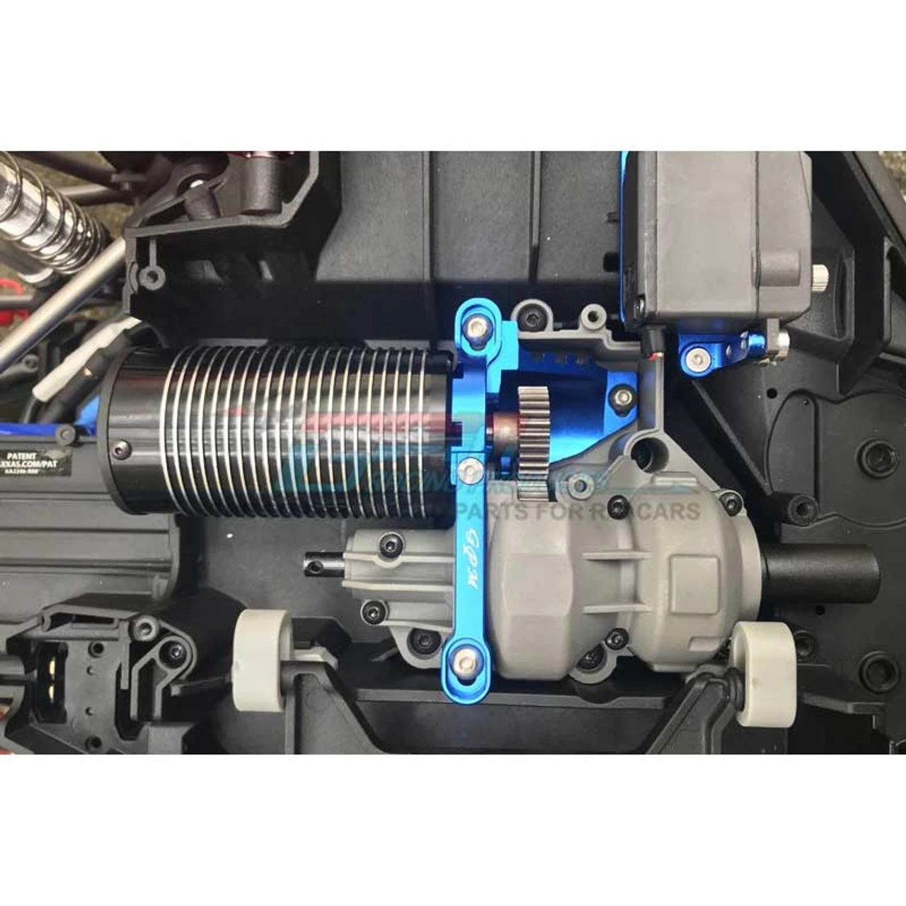 GPM Racing GPM Silver Aluminum Heatsink Motor Mount for UDR 5 GPM Racing GPM Silver Aluminum Heatsink Motor Mount for UDR - Image 3