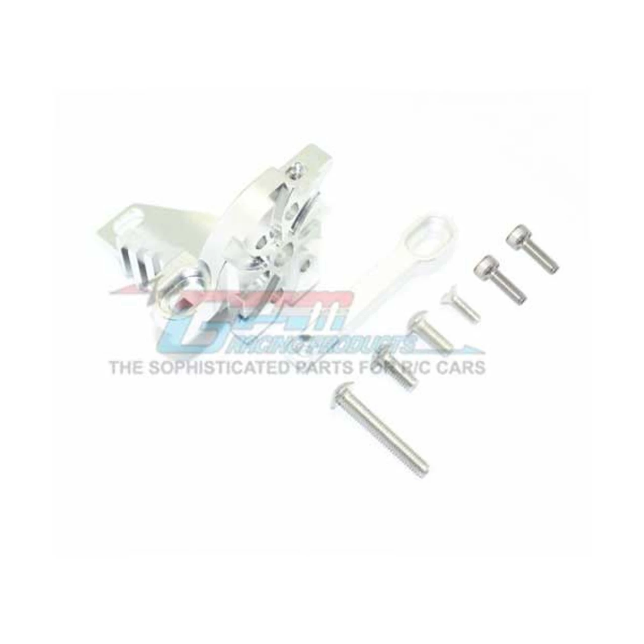 GPM Racing GPM Silver Aluminum Heatsink Motor Mount for UDR 3 GPM Racing GPM Silver Aluminum Heatsink Motor Mount for UDR