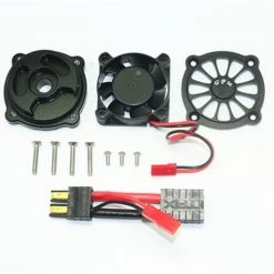 GPM Racing GPM Black Aluminum Motor Heatsink Cooling Fan for UDR