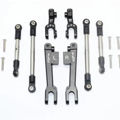 GPM Racing GPM Black Aluminum Front & Rear Sway Bars w/Stainless Steel Links for UDR