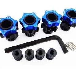 Hot Racing Aluminum Splined 17mm Hex 6mm Offset Hubs for Slash & Stampede 4x4