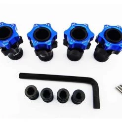 Hot Racing Aluminum 6mm Offset 17mm Hex Hubs for Slash 4x4