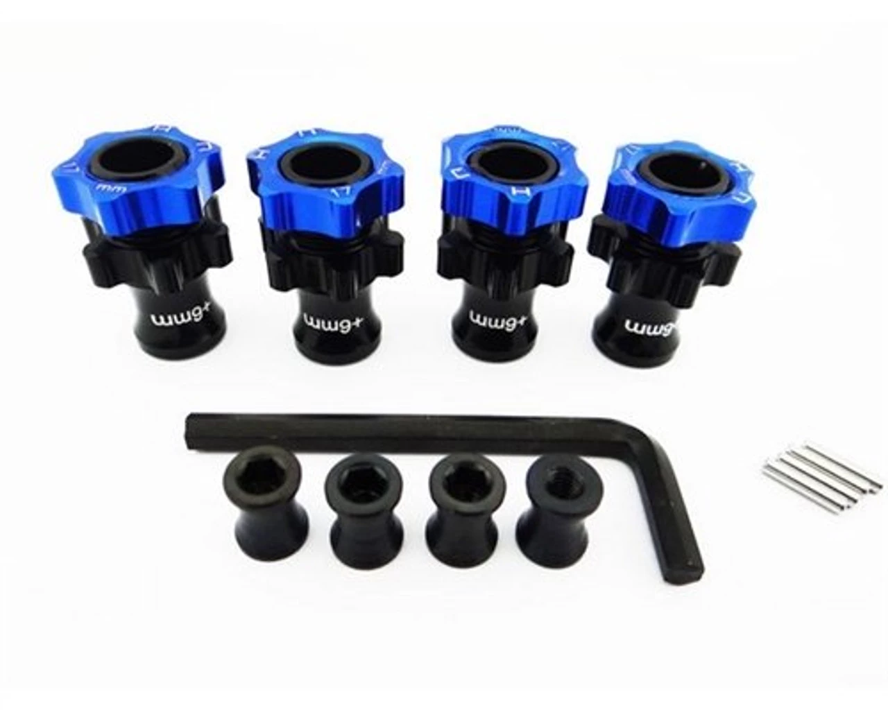 Hot Racing Aluminum 6mm Offset 17mm Hex Hubs for Slash 4x4 4 Hot Racing Aluminum 6mm Offset 17mm Hex Hubs for Slash 4x4 - Image 2