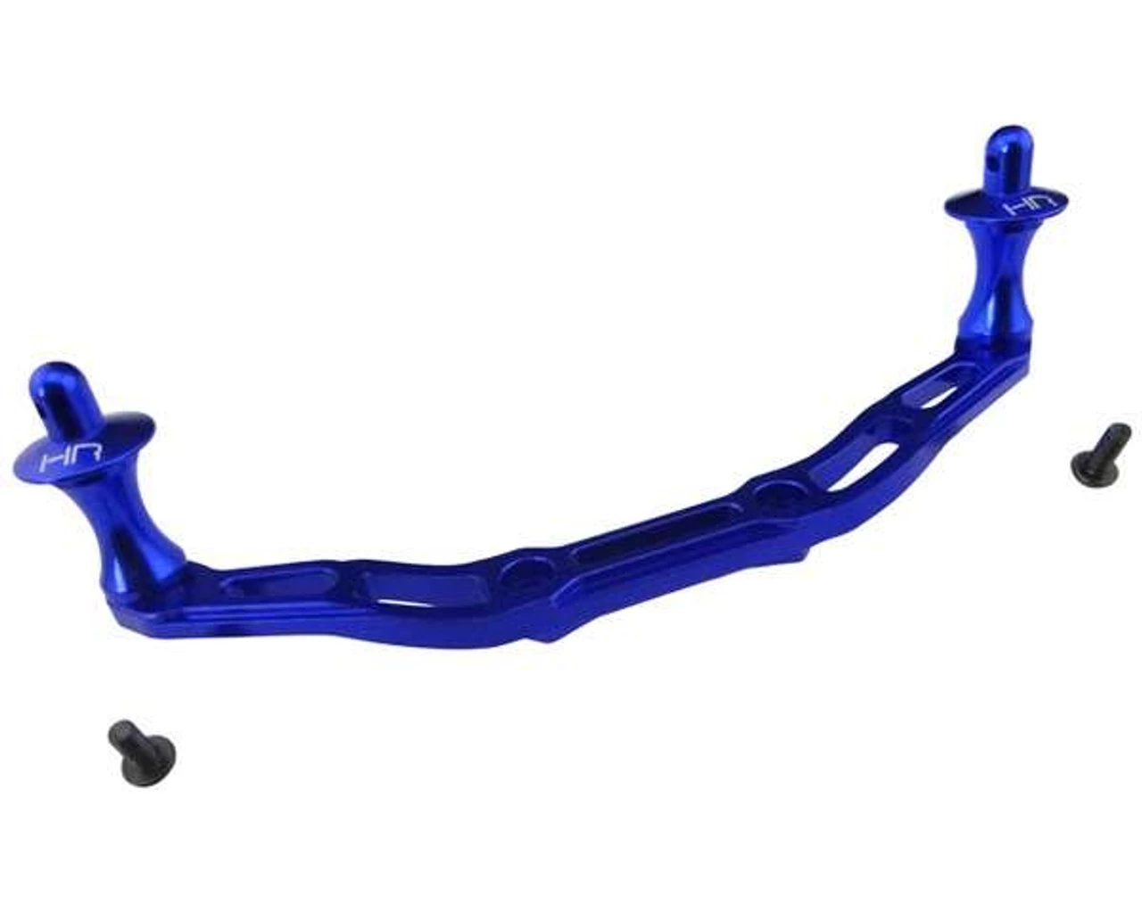 Hot Racing Blue Aluminum Front/Rear Body Mount for Slash 4x4 3 Hot Racing Blue Aluminum Front/Rear Body Mount for Slash 4x4