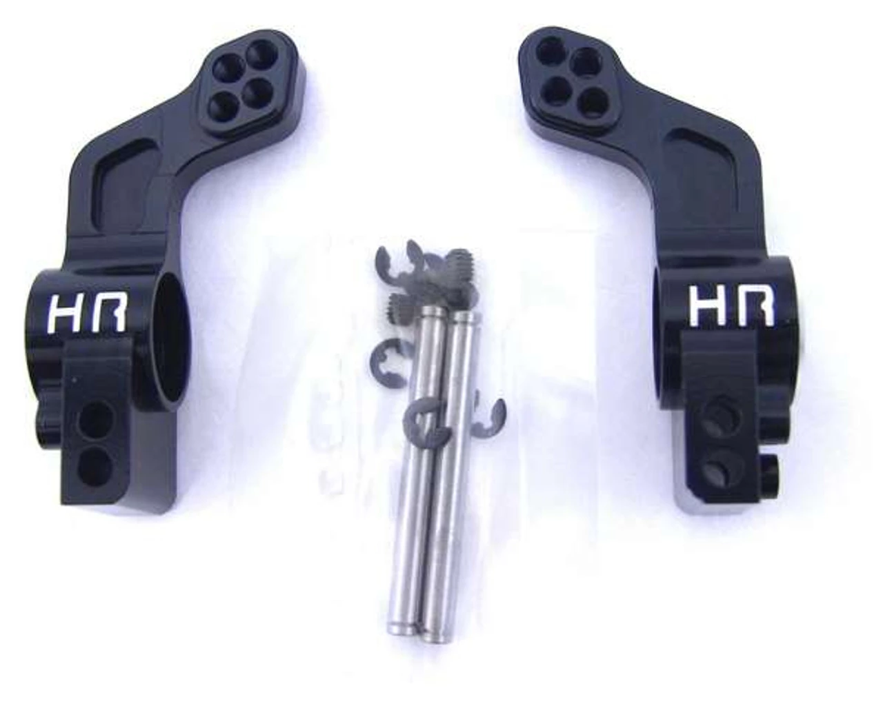 Hot Racing Black Aluminum 0-Deg Rear Hub Carriers for Slash 4x4, Stampede 4x4, Rally 3 Hot Racing Black Aluminum 0-Deg Rear Hub Carriers for Slash 4x4, Stampede 4x4, Rally